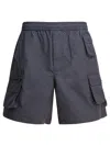 Daiwa Pier39 Elasticated-waist Cargo Shorts In Gray