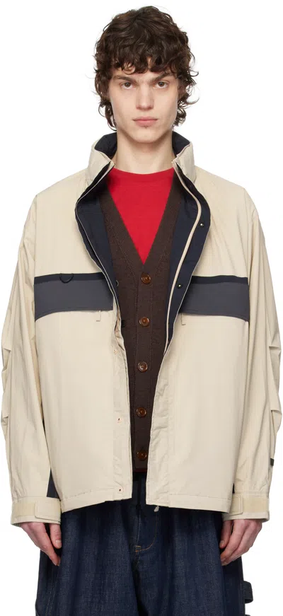 Daiwa Pier39 Beige Tech Extreme Liner Jacket In 10 Ecruxdchxbk