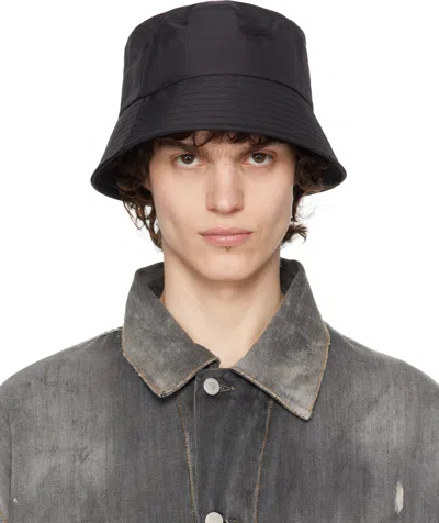 Daiwa Pier39 Black Gore-tex Windstopper Tech Bucket Hat In 19 Black