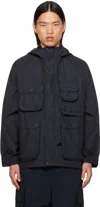 Daiwa Pier39 Black Mountain Jacket In 19 Black X Black