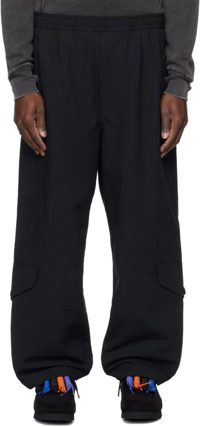Daiwa Pier39 Black Tech Raf Flight Cargo Pants In 19 Black