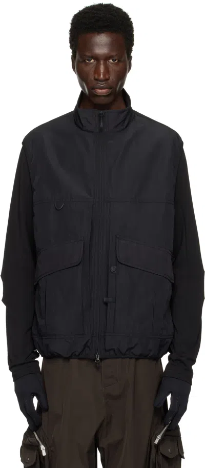 Daiwa Pier39 Black Tech Tactical Mountain Vest In 19 Black