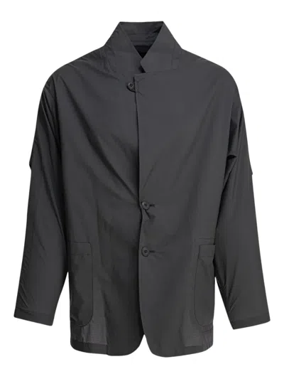 Daiwa Pier39 Button-fastening Patch-pocket Jacket In Gray