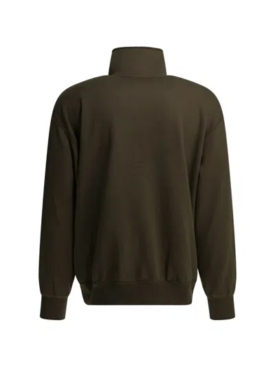 Daiwa Pier39 Button High-neck Sweatshirt In Green