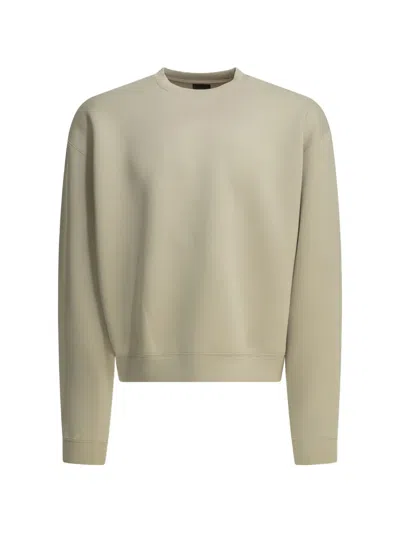 Daiwa Pier39 Crew-neck Long-sleeve Sweater In Neutral