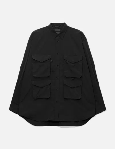 Daiwa Pier39 Daiwa Nylon Multi Pocket Jacket In Black