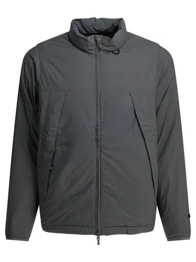 Daiwa Pier39 Daiwa Pier 39 Grey Nylon Down Jacket In Gray