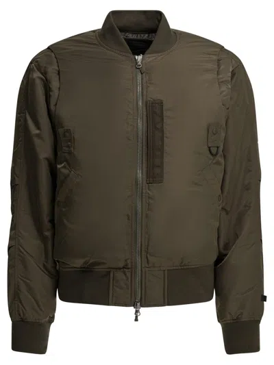Daiwa Pier39 Zip-up Bomber Jacket In Green