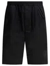 Daiwa Pier39 Pleated-details Shorts In Black