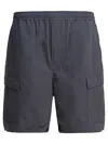 Daiwa Pier39 Elasticated-waist Cargo Shorts In Gray