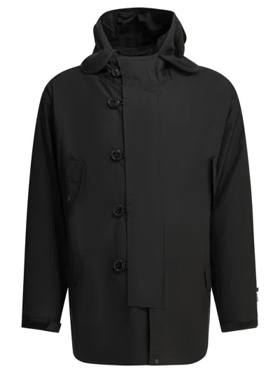 Daiwa Pier39 Daiwa Pier 39 "windstopper® Flight Parka" Windbreaker Jacket In Black