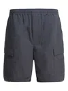 Daiwa Pier39 Elasticated-waist Cargo Shorts In Gray