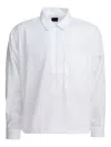 Daiwa Pier39 Daiwa Pier 39 Half Zipper Shirt In White