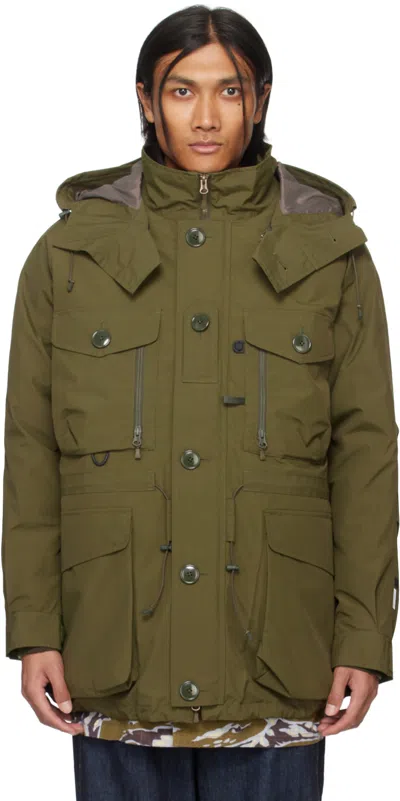 Daiwa Pier39 Khaki Tech Mil Canadian Down Jacket In 67 Military Olive