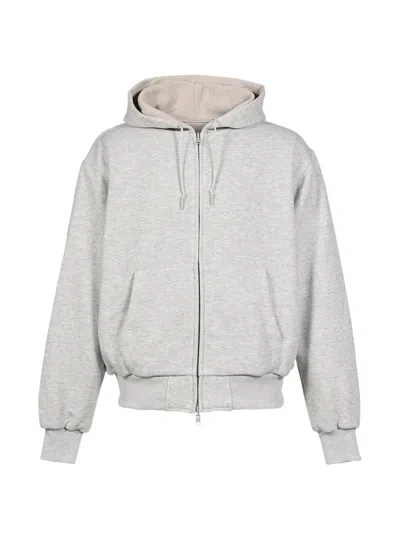 Daiwa Pier39 Reversible Zip-up Hoodie In Gray