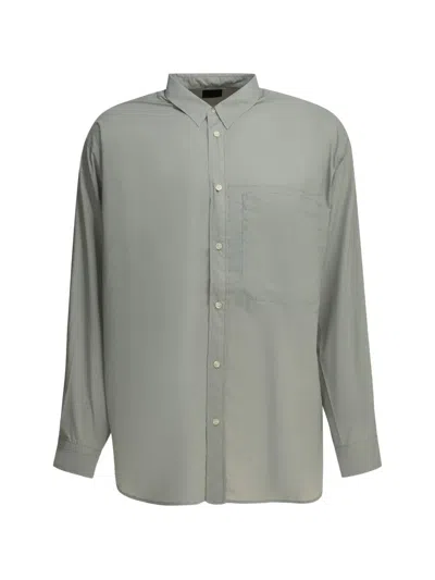 Daiwa Pier39 Ripstop Chest-pocket Shirt In Gray