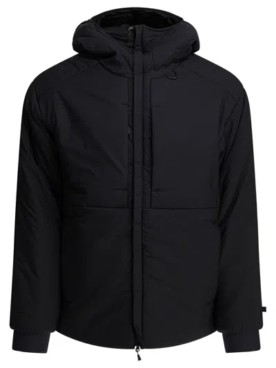 Daiwa Pier39 Short Down Jacket With Zipper And Hood Jackets And Coats Black