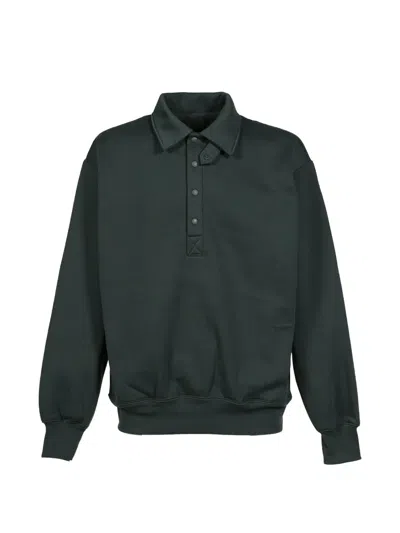 Daiwa Pier39 Tech Sweat Snap-button Sweater In Green