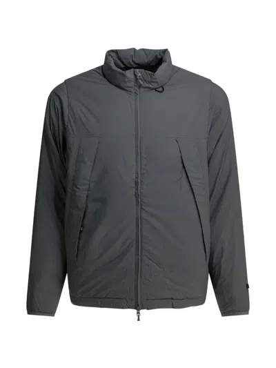 Daiwa Pier39 Daiwa Pier 39 Grey Nylon Down Jacket In Gray
