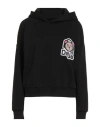 Daje . Not Only In Paris Woman Sweatshirt Black Size S Cotton, Polyester