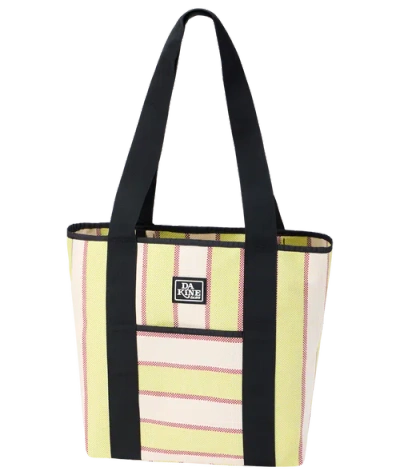 Dakine Beach Tote In Green Sheen/white