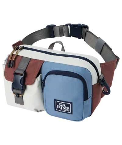 Dakine Jagger Hybrid Hip Pack In Silver Lining/marron