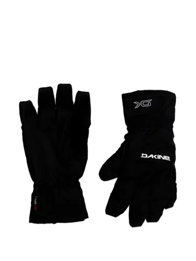 Dakine Touch-strap Logo-print Gloves In Black