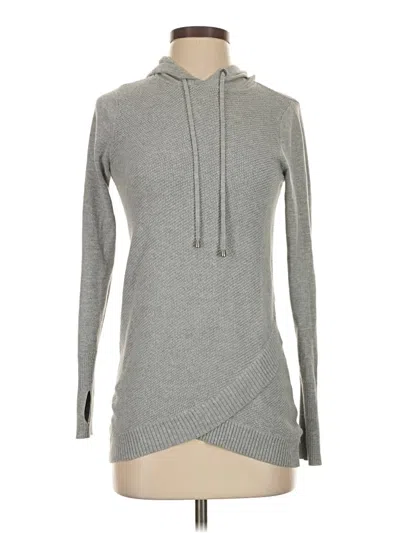 Pre-owned Dakini Long Sleeve Top Gray Cowl Neck Tops