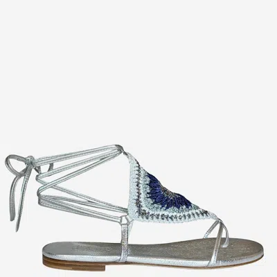 D'AKIRE D'AKIRE SANDALS THE MONO BLEU MARINE