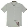 Dakota Grizzly Men's Andy Short Sleeve Button Down Shirt In Moss In Gray
