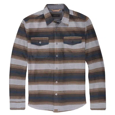 Dakota Grizzly Men's Bowie Micro Fleece Shirt In Foggy Blue In Multi