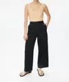Dal The Label Cotton Twill Pants In Black In Black