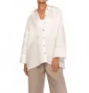 Dal The Label Essential Oversized Shirt In White In White