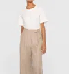 Dal The Label Essential T-shirt In Soft White In Neutral