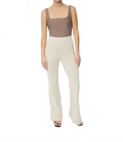 Dal The Label Knit Pants In Oat In White