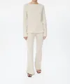 Dal The Label Knit Sweater In Oat In Brown