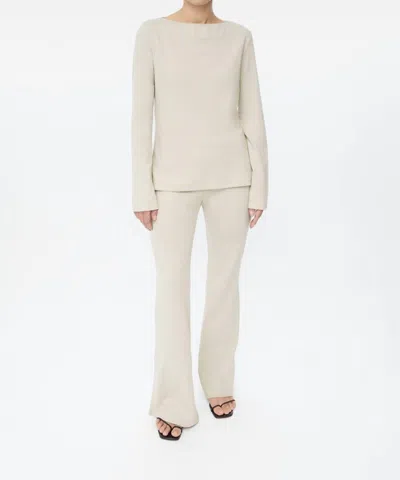 Dal The Label Knit Sweater In Oat In Neutral