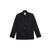 Dal The Label Cotton Twill Blazer In Black