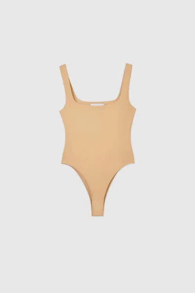 Dal The Label Women's Essential Bodysuit In Nude In Multi