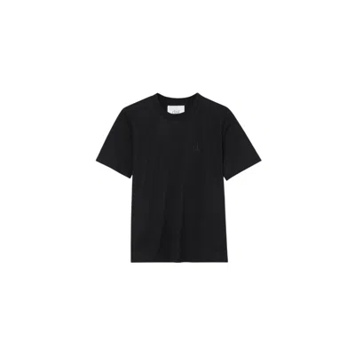 DAL THE LABEL WOMEN'S ESSENTIAL ORGANIC COTTON T-SHIRT BLACK