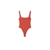 Dal The Label Women's Red Essential Bodysuit Riad In Red