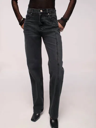 Dala Alley Linear Repair Jeans In Hurricane In Multi