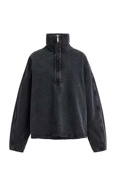 Dala Denim Funnel Popover In Yellow