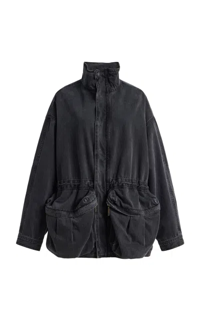 Dala Mountain Denim Jacket In Black
