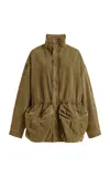 Dala Mountain Denim Jacket In Green
