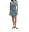 Dala Open Back Mini Dress In Shipwreck In Animal Print