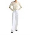 Dala Starch Jean In White Optico In Neutral