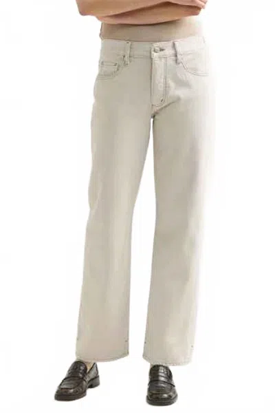 Dala Women's Alley Ankle Jeans In White Fog