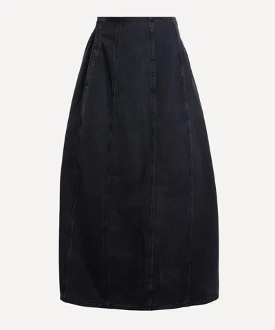 Dala Women's Cocoon Skirt In Blue