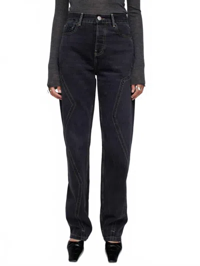 Dala Women's Twisted Alley Hurricane Jean In Black In Blue